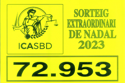 Loteria de Nadal 2023 ICASBD